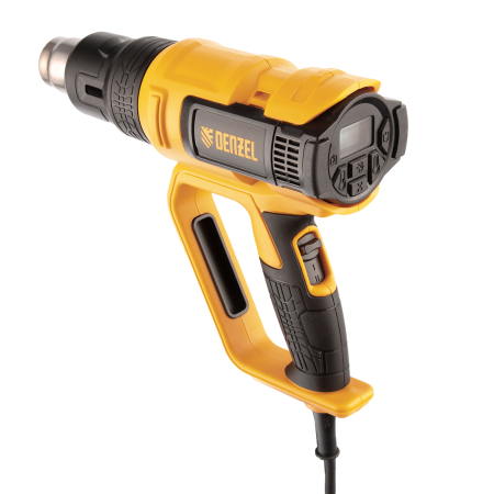 Фен технический DENZEL HG-2000E, 2000 Вт, 2 режима, LCD дисплей