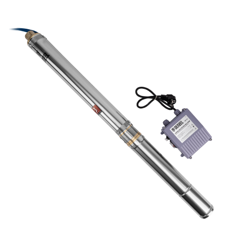 Скважинный насос DENZEL DWC-3-60, центробежный, диаметр 3, 800 Вт, 3300 л/ч, напор 60 м
