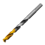 Сверло спиральное по металлу DENZEL 7,5 x 109 мм, Р6М5, Golden Tip, многогранная заточка