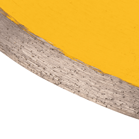 Диск алмазный сплошной DENZEL супертонкий, 250 х 25,4 мм, горячее прессование, мокрое резание