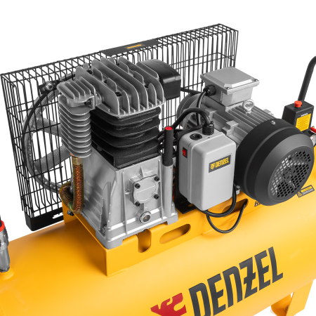 Компрессор воздушный DENZEL BCI3000-T/200, 3.0 кВт, ременный привод, 200 литров, 530 л/мин