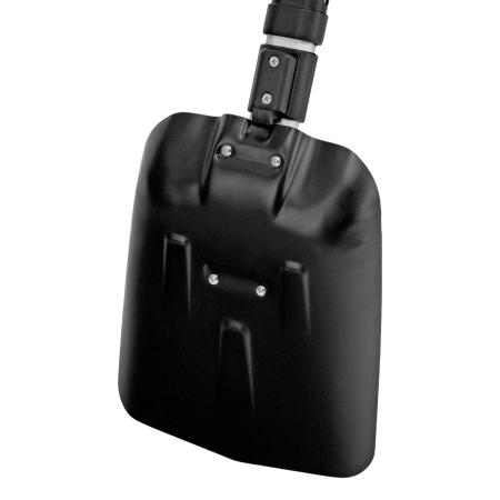 Лопата автомобильная складная, алюминиевая, 220х280х585-870 мм, телескопический черенок Denzel