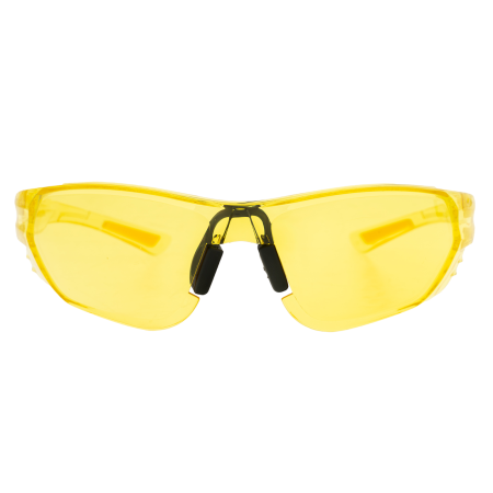 Очки защитные DENZEL открытые, поликарбонатные, желтая линза