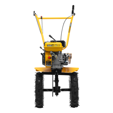 Мотоблок DENZEL DPT-370S, 7 л.с., ремен.сцеп, фрез 3х4, ШОМ, передачи 3В/1Н