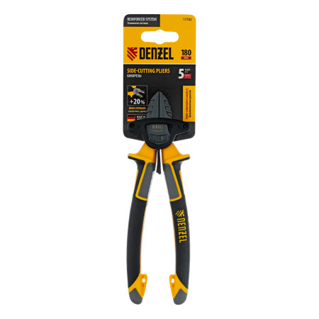 Бокорезы DENZEL 180 мм, трехкомпонентные рукоятки Denzel