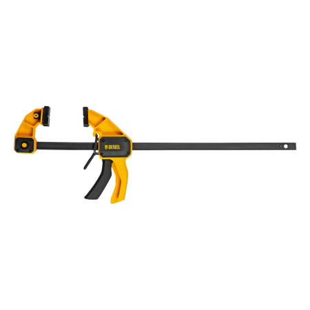 Струбцина DENZEL F-образная, быстрозажимная, 450 х 80 мм, усиленный нейлоновый корпус