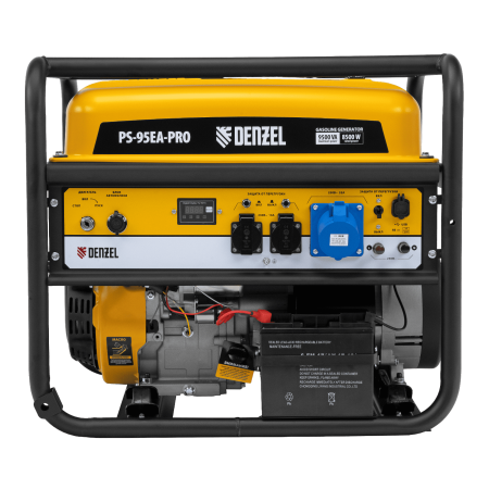 Генератор бензиновый DENZEL PS-95EA-PRO, 9,5 кВт, 230 В, 40 л, разъем ATS, эл.старт