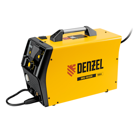Аппарат инвертор DENZEL. полуавтомат. cварки IMIG-185SDR, 180 А, ПВ 60%, катушка 5 кг Аппарат инвертор DENZEL. полуавтомат. cварки IMIG-185SDR, 180 А, ПВ 60%, катушка 5 кг