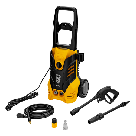 Мойка высокого давления DENZEL R-135, 1800 Вт, 135 бар, 6 л/мин, колесная