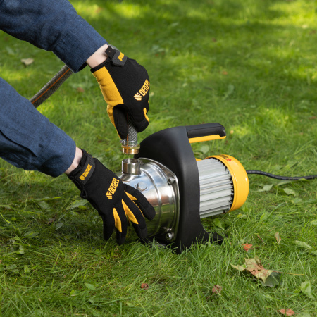 Насос садовый поверхностный DENZEL GP1200Х, 1200 Вт, 3700 л/ч, высота подъема 46 м