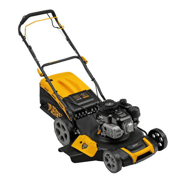 Газонокосилка бензиновая DENZEL GLR-510SP-ZS, 171 см3, ширина 51 см, привод, травосборник 65 л Газонокосилка бензиновая DENZEL GLR-510SP-ZS, 171 см3, ширина 51 см, привод, травосборник 65 л