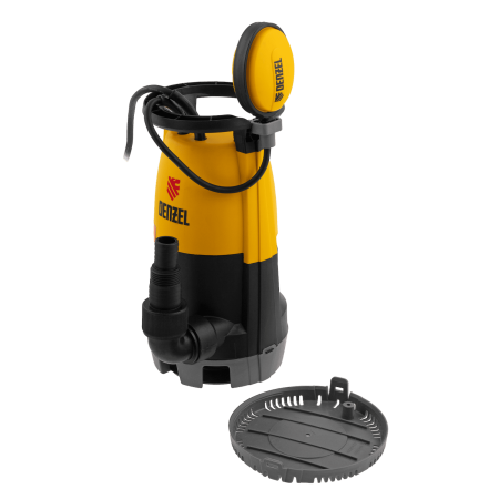 Дренажный насос DENZEL DP600S для чистой и грязной воды, 600 Вт, напор 7 м, 13000 л/ч