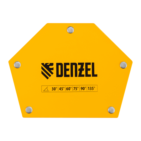 Фиксатор магнитный DENZEL для сварочных работ усилие 75 LB, 30х45х60х75х90х135 град.