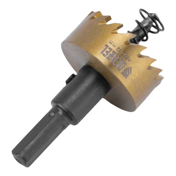 Коронка по металлу DENZEL 724109, 32 мм, HSS, нитридтитановое покрытие