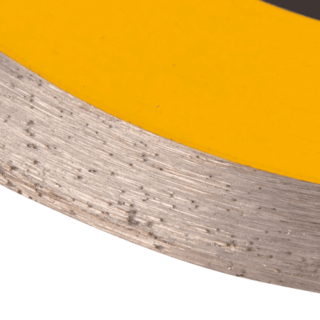 Диск алмазный отрезной DENZEL 125 х 22,2 мм, сплошной, супертонкий, горячий пресс, мокрое резание