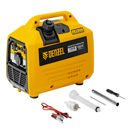 Генератор инверторный DENZEL GS-1100iS, 1,1 кВт, 230 В, закрытый корпус, ручной старт