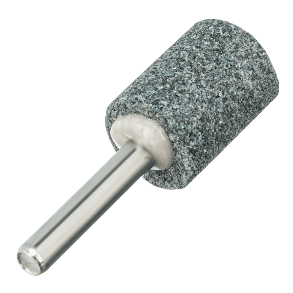 Шарошка абразивная DENZEL цилиндр, 19 x 25 мм, для дрели, хвостовик d6 мм, 63С