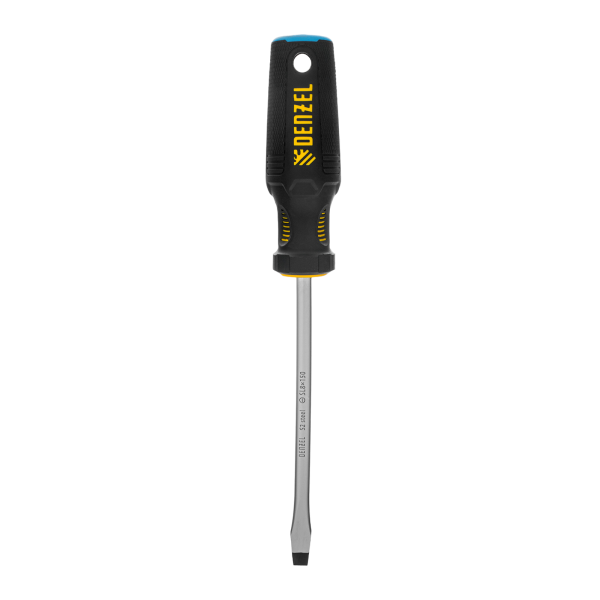 Отвертка DENZEL SL8x150 мм, S2, 3к рукоятка