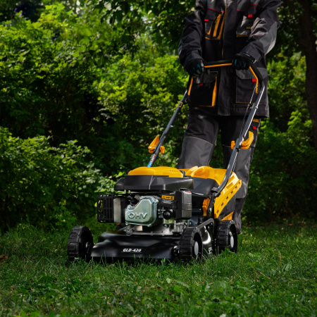 Газонокосилка бензиновая DENZEL GLD-420, 146 см3, ширина 42 см