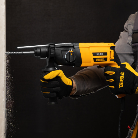 Перфоратор электрический DENZEL RHH-600-22, SDS-plus, 600 Вт, 2,5 Дж, 2 реж.