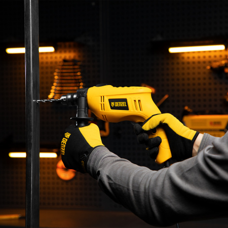 Ударная дрель DENZEL ID-550, 550 Вт, 0-2900 об/мин, 46400 уд/мин