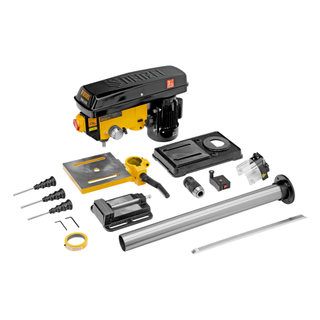 Станок сверлильный DENZEL DDM-550L, 550 Вт, 16 мм, 12 ск., лазер, настольный