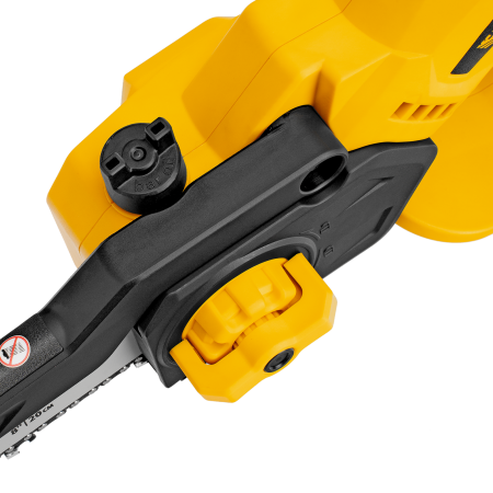 Цепная мини-пила аккумуляторная бесщеточная DENZEL СCS-200BL, шина 200 мм, Li-Ion, 20 В