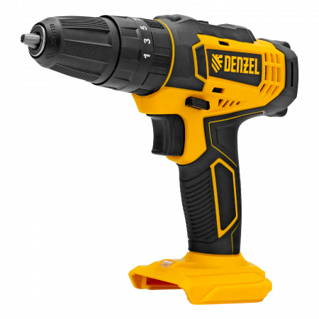 Дрель-шуруповерт аккумуляторная ударная DENZEL CID-18-0, Li-Ion, 18 В