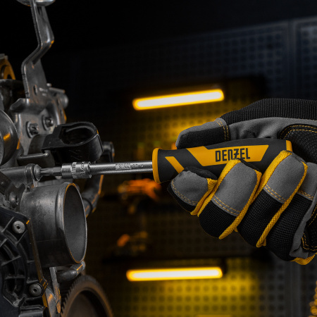 Набор инструментов DENZEL 1/2", 1/4", CrV, S2, пластиковый кейс, 194 предмета