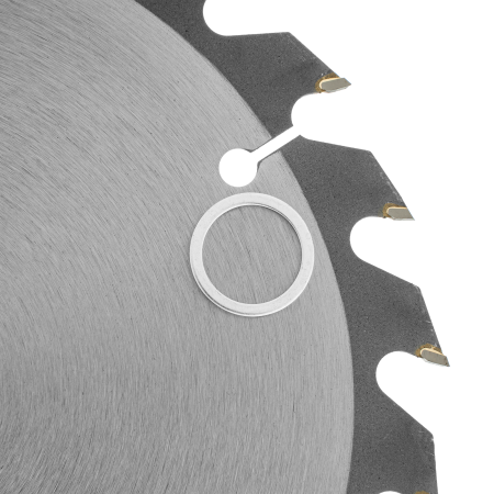 Пильный диск по дереву DENZEL с гвоздями, ф185 х 20 мм, 24 зубов