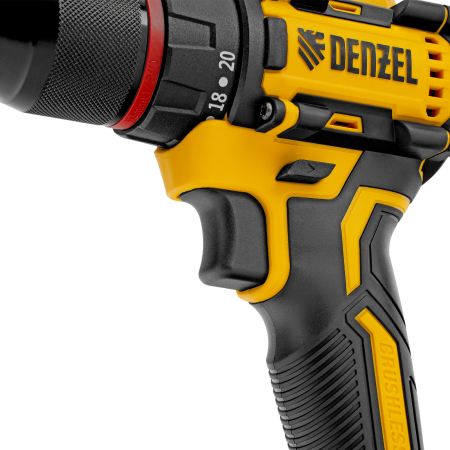 Дрель-шуруповерт аккумуляторная бесщет. DENZEL CDH-BL-20, Li-Ion, 20 В Дрель-шуруповерт аккумуляторная бесщет. DENZEL CDH-BL-20, Li-Ion, 20 В