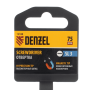 Отвертка DENZEL SL3х75 мм, CrV, трехкомпонентная рукоятка
