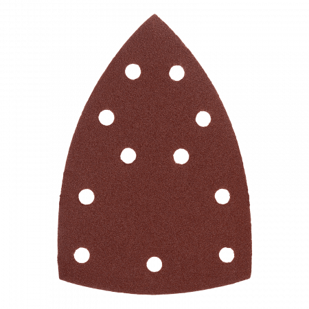 Треугольник абразивный на ворc. подложке под "липучку", перф., P 120, 150х150х100 мм, 5 шт. Denzel