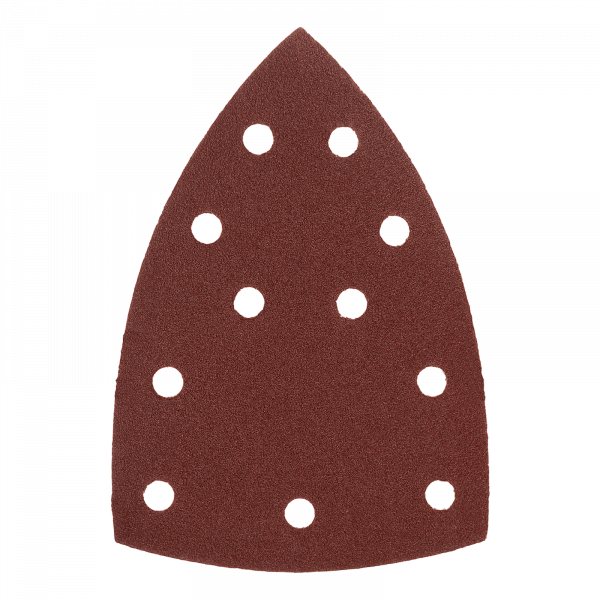Треугольник абразивный на ворc. подложке под "липучку", перф., P 120, 150х150х100 мм, 5 шт. Denzel