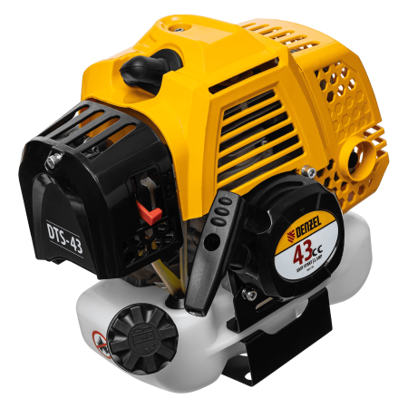 Триммер бензиновый DENZEL DTS-43, 43 см3, неразъемная штанга, состоит из 2 частей