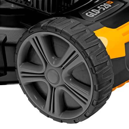 Газонокосилка бензиновая DENZEL GLD-520SP, 196 см3, ширина 52 см, привод, 7 уровней