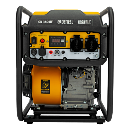 Генератор инверторный DENZEL GK-3800iF, 3,8 кВт, 230 В, ручной старт