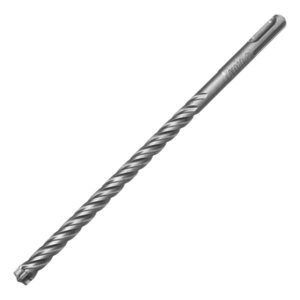 Бур по бетону DENZEL, цельная крестовая пластина, 10x215 мм, SDS PLUS