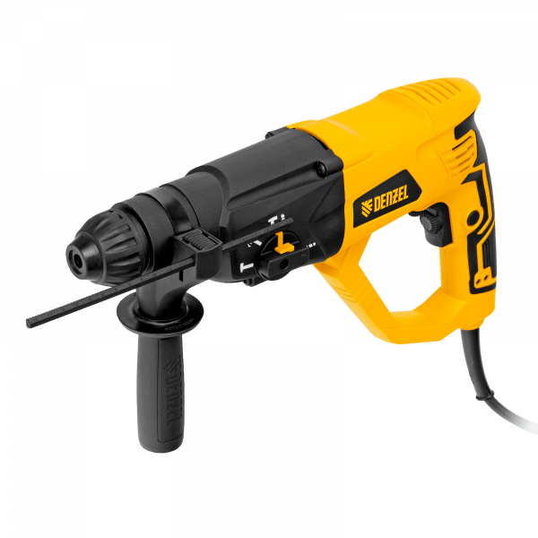 Перфоратор электрический DENZEL RH-1050-26, SDS-plus, 1050 Вт, 3.2 Дж, 3 плюс 1 режим