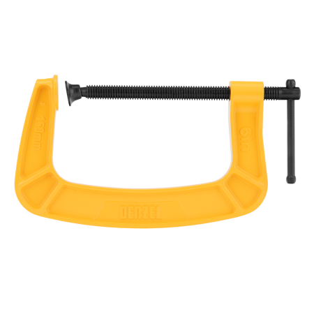 Струбцина DENZEL G-образная, усиленная, 150 мм