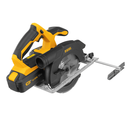 Пила циркулярная аккумуляторная бесщет. DENZEL CCS-165, 18В Li-Ion
