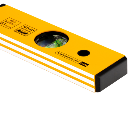 Уровень алюминиевый DENZEL 33680, 400 мм, 3 глазка, фрезерованный