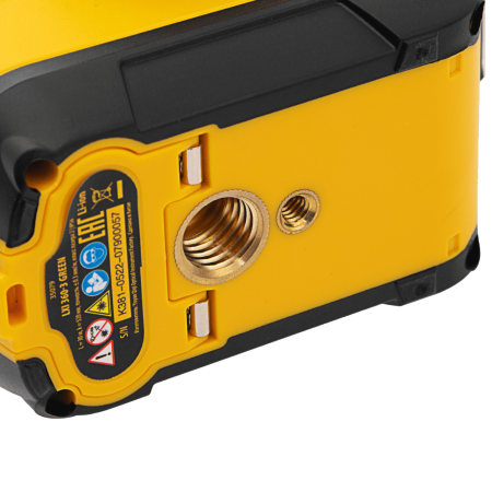 Лазерный уровень мультипризм. DENZEL LXI 360-3 Green, 30 м, 520 нм, акк. Li 2800 mAh, резьба 1/4"