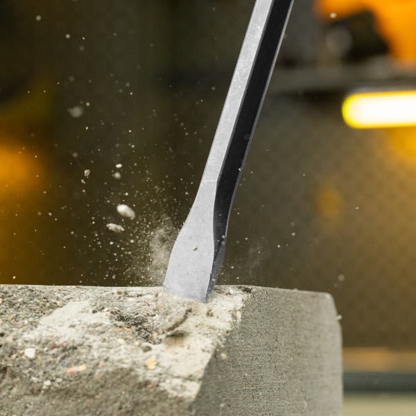 Зубило DENZEL, 14 х 20 х 250 мм, 40Cr, SDS PLUS