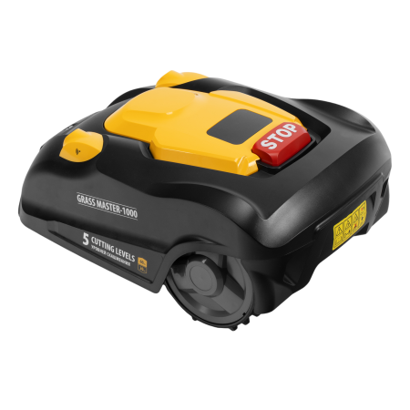 Робот-газонокосилка DENZEL Grass Master 1000  1000м2, 3Ач, 28V, LCD дисплей, Wi-Fi