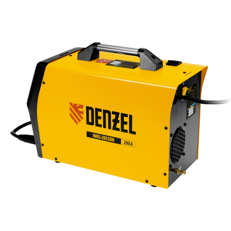 Аппарат инвертор DENZEL. полуавтомат. cварки IMIG-205SDR, 200 А, ПВ 60%, катушка 5 кг