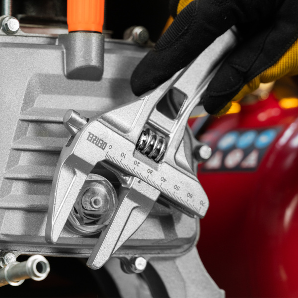 Ключ разводной DENZEL 205 мм, алюминиевый