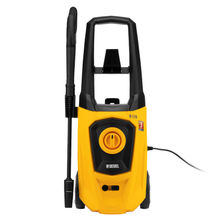 Моечная машина высокого давления DENZEL R-170, 2000 Вт, 170 бар, 360 л/ч, колесная