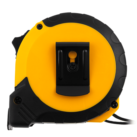 Рулетка DENZEL 8м х 25мм, двухкомп. корпус, кнопка-пауза