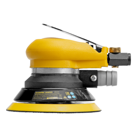 Эксцентриковая шлифовальная машина DENZEL EPG125, 125 мм, 9000 об/мин, 5 мм, 113 л/мин